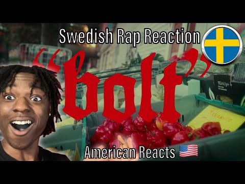 American Reacts to Swedish Rap! BOOGIE DINERO BOLT OFFICIAL VIDEO