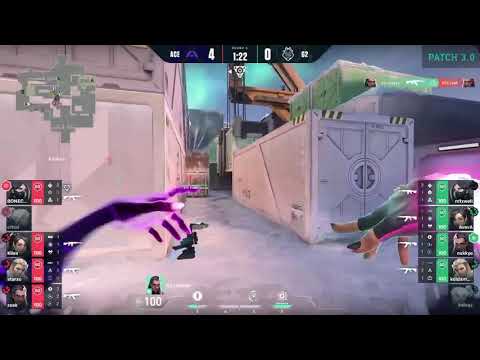 G2 nukkey quad kill Reyna | G2 vs ACEND  VCT Stage 3:  Europe Challengers 1
