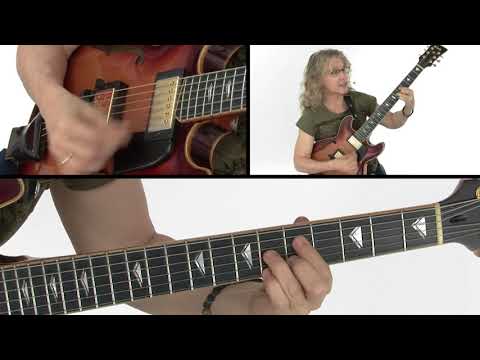 Bebop Blues Etudes - Saturday Night Blues Breakdown - Guitar Lesson - Sheryl Bailey