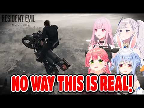 Hololive Girls Reaction To Leon’s Epic Bike Chase in Resident Evil Requiem【ENG SUB】