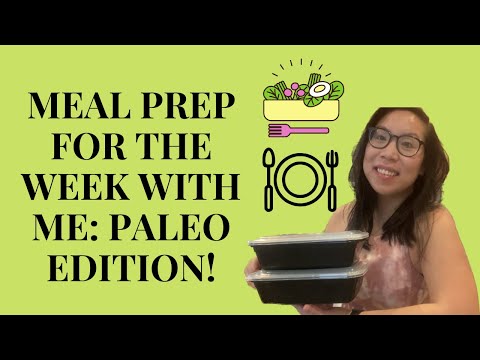 Meal prep for the week with me: paleo edition