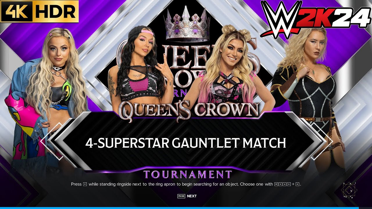 WWE 2K24  - Cora Jade Vs Alexa Bliss , Liv Morgan, Nikkita lyons