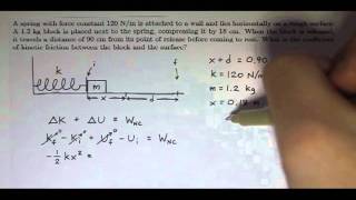 Conservation of Energy - Problem 1