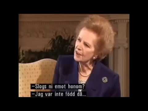 Mrs Thatcher vs Sweden