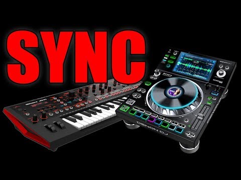Denon DJ TIPS & TRICKS #3 - Sync external hardware (X1800 + Roland JD-XI)