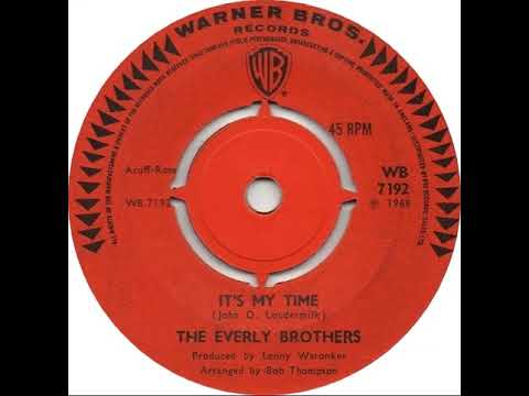 UK New Entry 1968 (103) The Everly Brothers - It's My Time