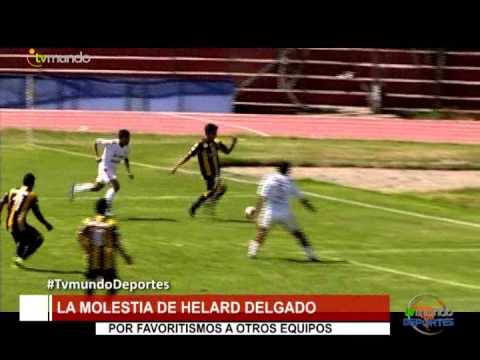 FBC Aurora - La molestia de Helard Delgado por "ciertos favoritismos" - Tvmundo Deportes 2015