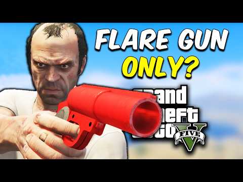 Can You Complete GTA 5 Flare Gun ONLY?