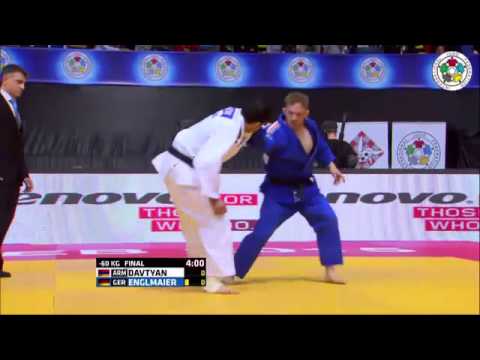 Judo Grand Prix Zagreb 2015 Final -60kg DAVTYAN Hovhannes (ARM) vs. ENGLMAIER Tobias (GER)