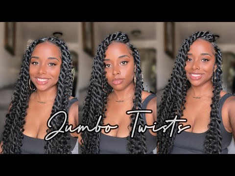 DIY Jumbo Island Two Strand Twists. The quickest protective style I’ve done, only 4 hours