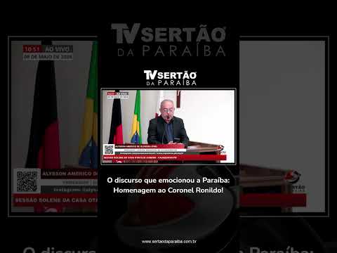 A homenagem que está dando o que falar na Paraíba!
