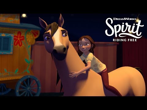 Spirit and Lucky's First Circus Act | SPIRIT RIDING FREE | Netflix