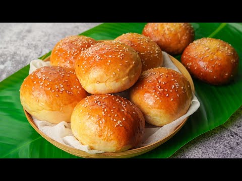 The Best Burger Buns Recipe | Homemade Burger Buns Recipe Without Oven | Yummy