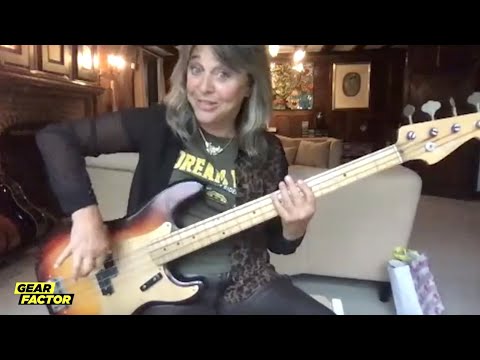 Rock Legend Suzi Quatro Plays Her Favorite Bass Riffs