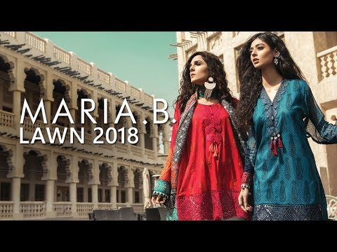 Maria B Lawn Summer Collection 2018 - Pakistani Branded Clothes Video