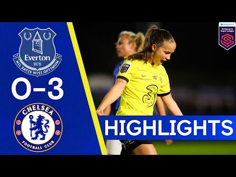 Everton 0-3 Chelsea | Dominant Win Moves Blues Closer To Top Spot | Women's Super League Highlights