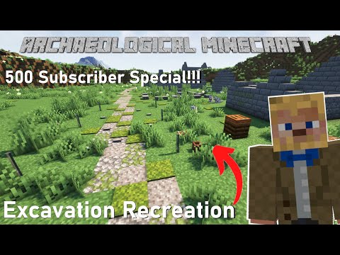 A Former Archaeologist recreates an excavation on Achill Is., Ireland | Archaeological Minecraft