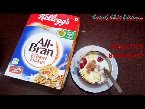 How to Make Wheat Flakes for Weight Loss/ Healthy Breakfast Plan