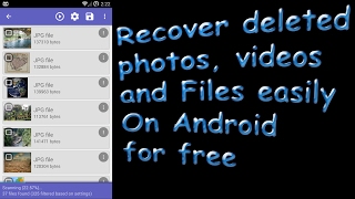 How to recover deleted photos, videos and files on android !! Diskdigger pro