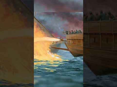 Greek Fire - The Secret Weapon of the Byzantine Navy - Historical Curiosities #Shorts