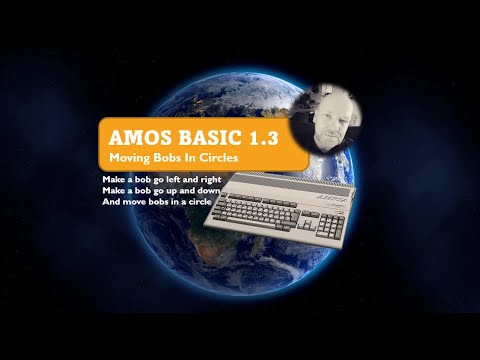 AMOS Basic - Move Bobs In Circles