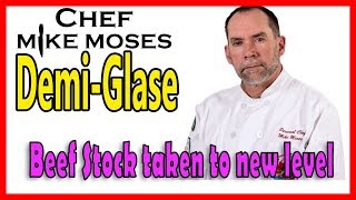 Demi-glase - A rich brown beef stock story and how easy it is to make.
