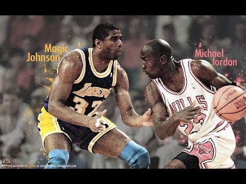 Michael Jordan vs. Magic Johnson: Jordan's first ring 🏀🏆
