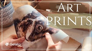 How to Turn Your Paintings into Prints Using Print-on-Demand