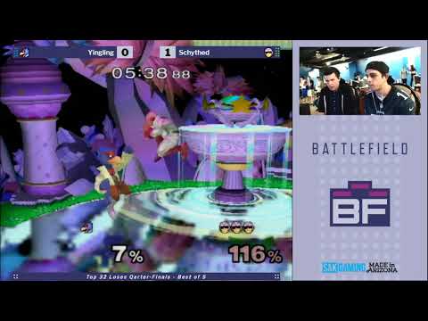 Battlefield 9 Top 32 Losers Quarters - Yingling (Falco) vs Schythed (Captain Falcon)
