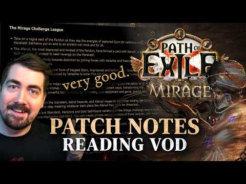 The Patch Notes POE1 NEEDED!! - Full Patch Notes Reading