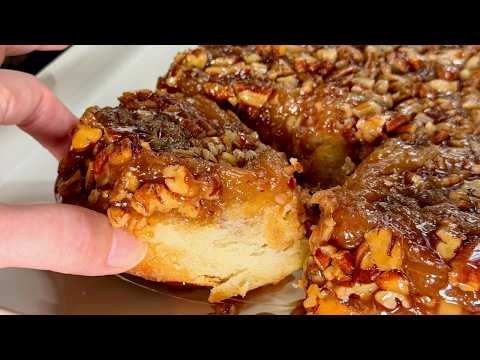 Homemade SOFT Sticky Rolls with GOOEY Caramel Sauce