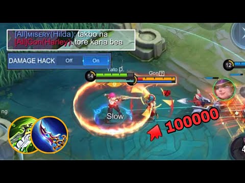 BEATRIX ONE SHOT DAMAGE HACK BUILD | TOP GLOBAL BEATRIX BUILD AND EMBLEM | MLBB