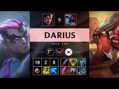 Darius Top vs Cho'Gath - KR Grandmaster Patch 25.10