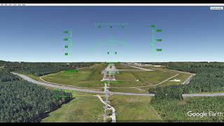 Landing in Google Earth Flight Simulator