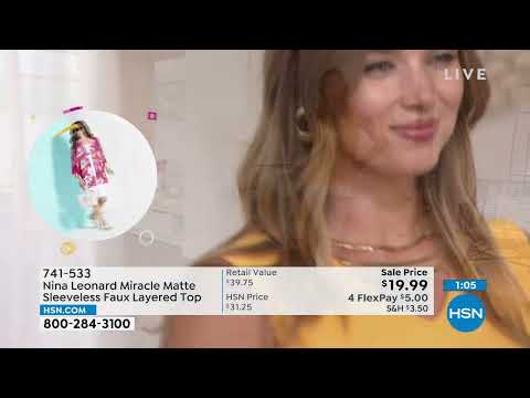 HSN | Nina Leonard Fashions 04.14.2022 - 02 PM