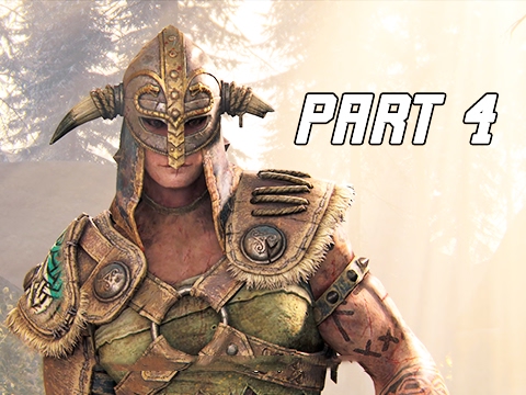 FOR HONOR Walkthrough Part 4 - Viking Campaign Story (PS4 Pro Let's Play Gameplay Commentary)