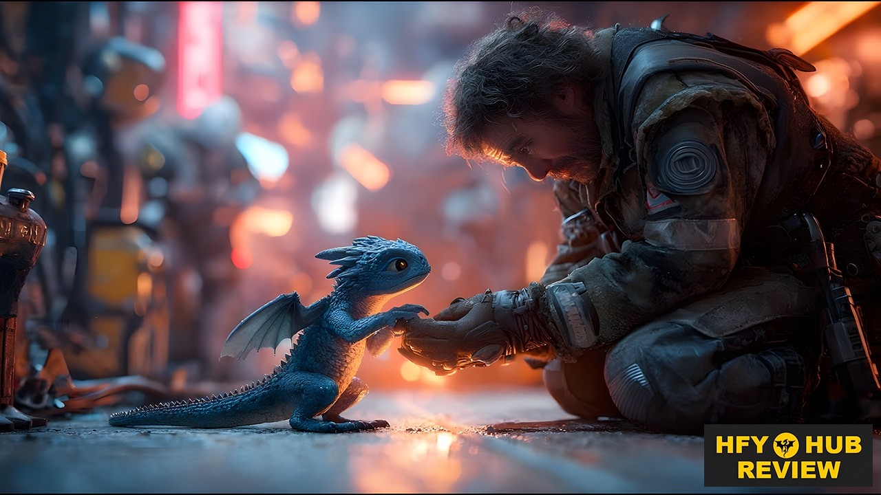 May I Stay Here Tonight? Asked the Lost Dragon Hatchling to the Lonely Human JanitorHFY HUB Score - 9.55/10