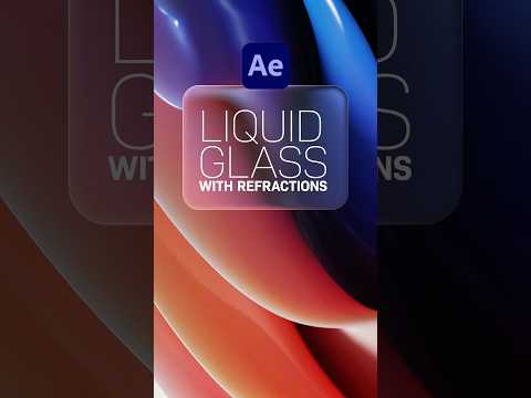 How to create Apple’s Liquid Glass Material in After Effects