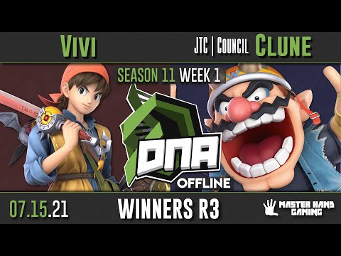 DNA [OFFLINE] S11:W1 - Vivi (Hero) Vs. JTC Council | Clune (Wario) - WR3