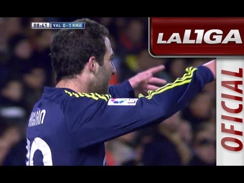 Gol de Higuaín (0-1) en el Valencia CF - Real Madrid - HD