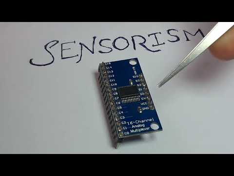 16 channel analog and digital multiplexer and de multiplexer explained | CD74HC4067