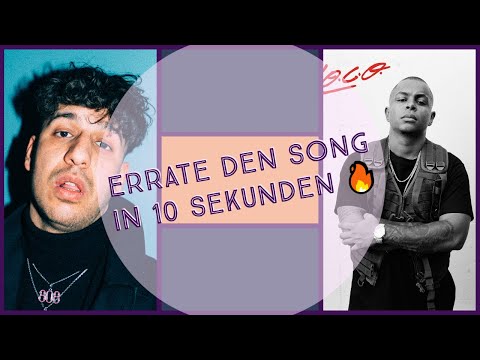 Errate den Song in 10 Sekunden 🔥 DeutschRap Edition