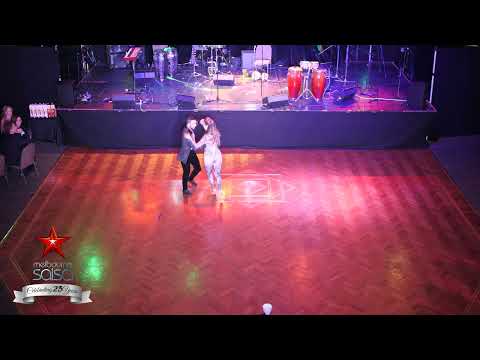 Melbourne Salsa - Abdo & Irene Pro-Am Student performance ShowTime 2022