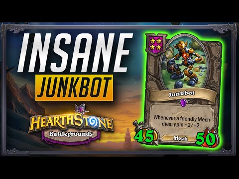 JANKY JUNKBOT IS A BOSS! NEW BATTLEGROUNDS MODE IS INSANELY FUN! ASMODAI HEARTHSTONE