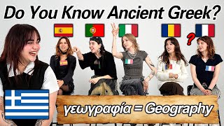 Ancient Greek l Can Romance Language Speakers Guess Ancient Greek Words?