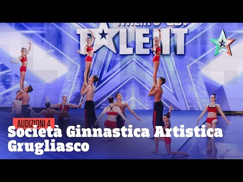 Le capriole della Società Ginnastica Acrobatica Grugliasco