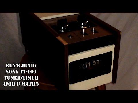 Oddity Archive: Episode 101.5 – Ben’s Junk: Sony TT-100 Tuner/Timer (for U-Matic)
