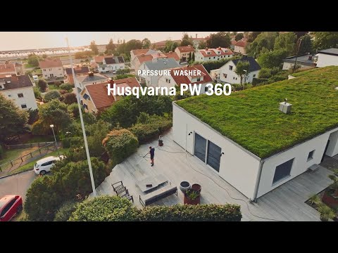 Högtryckstvätt Husqvarna PW 360 Kraftfull Rengöring för Trädgården