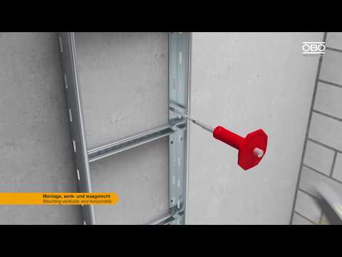 Montaż drabin kablowych - OBO Bettermann