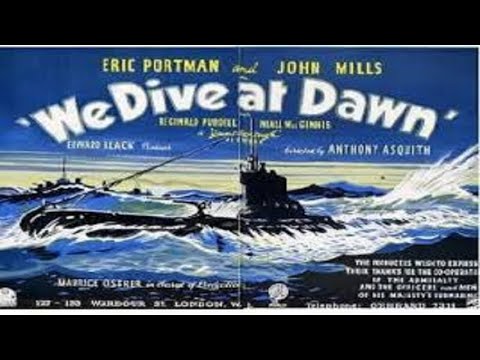 We Dive at Dawn (1943) WW2 submarine movie full length